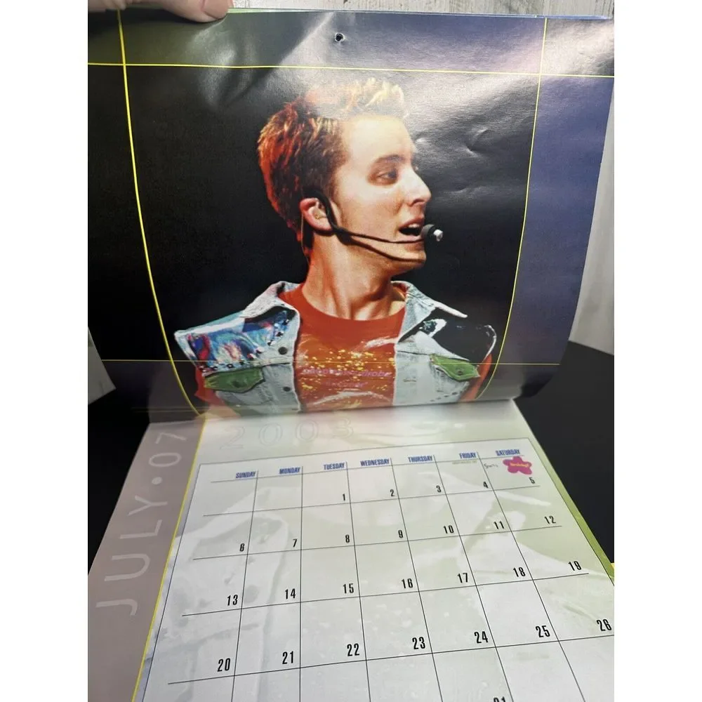 *NSYNC 2003 CALENDAR AND 2002 Magazine Good Condition.